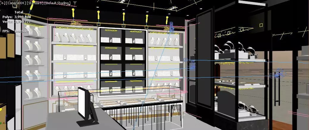 jewellery shop 3D model_8