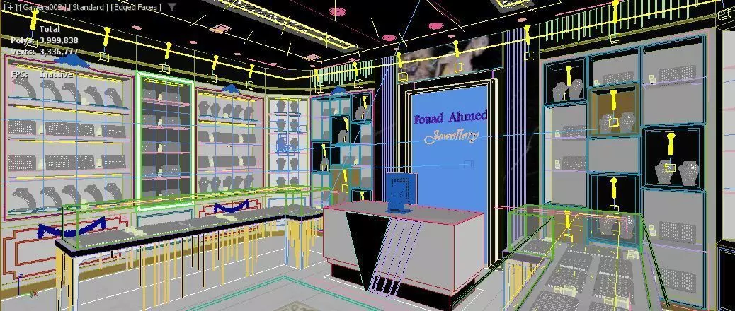 jewellery shop 3D model_11