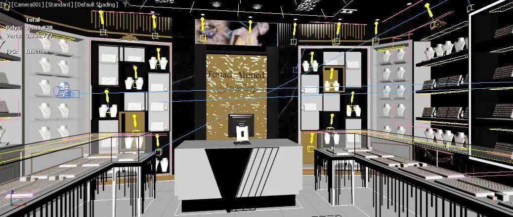 jewellery shop 3D model_10