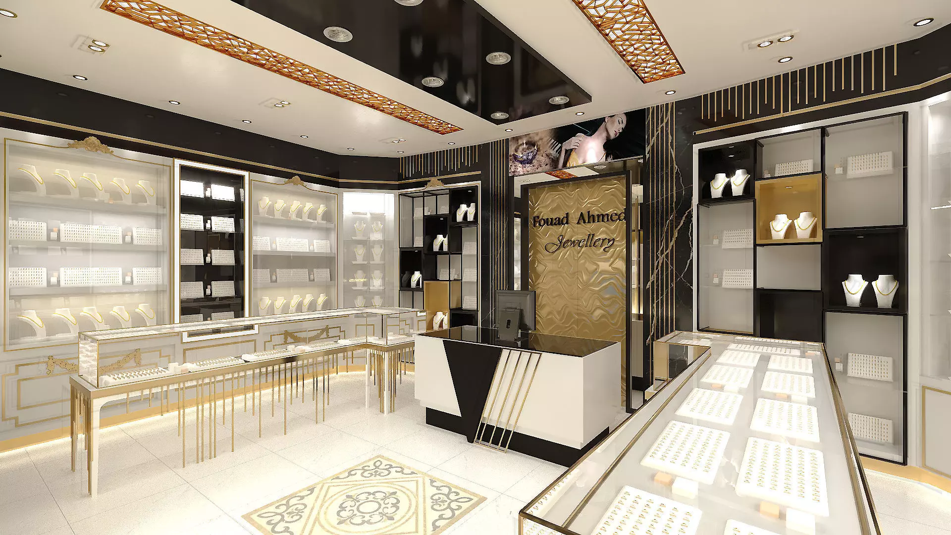 jewellery shop 3D model_1