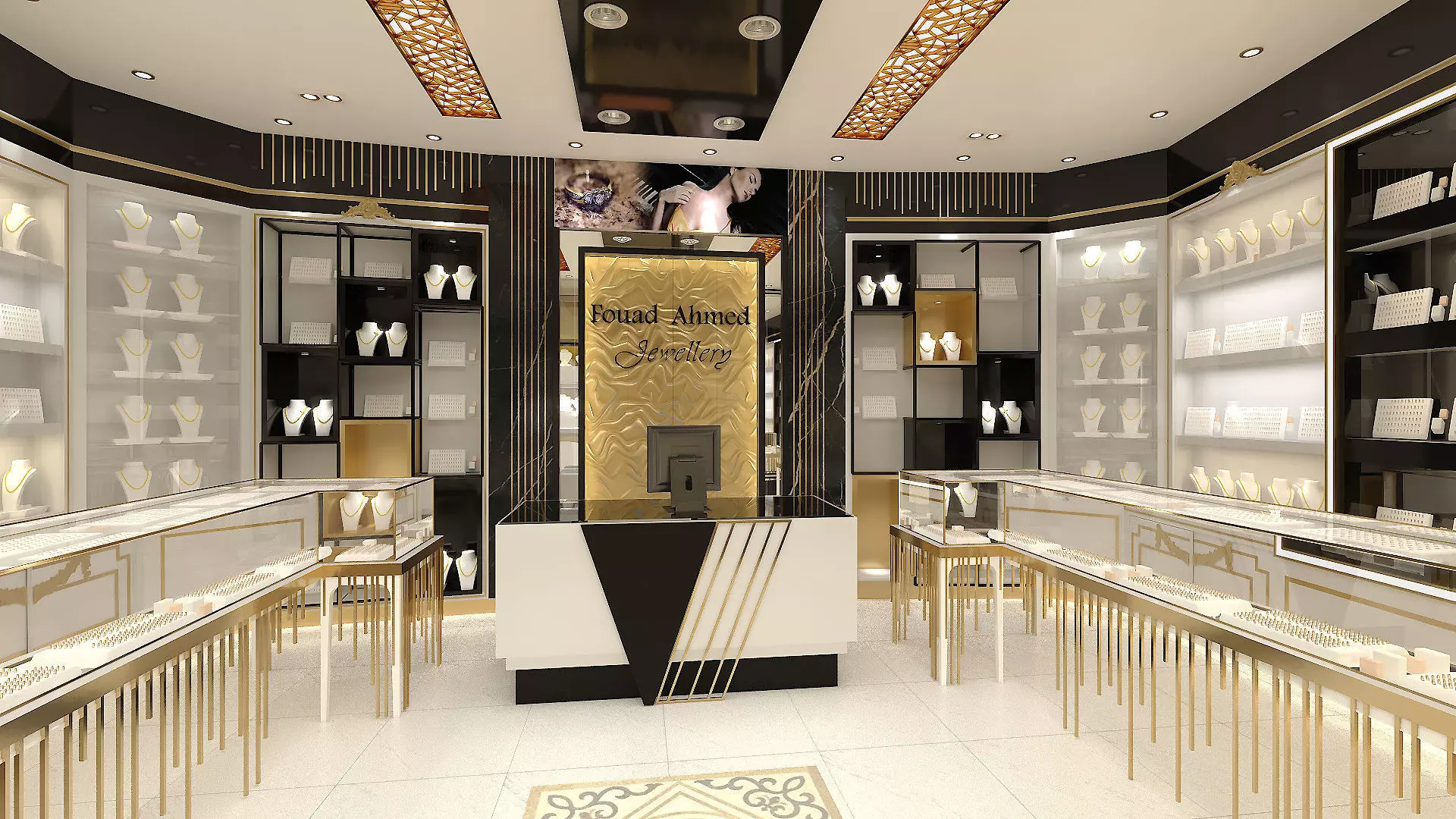 jewellery shop 3D model_0