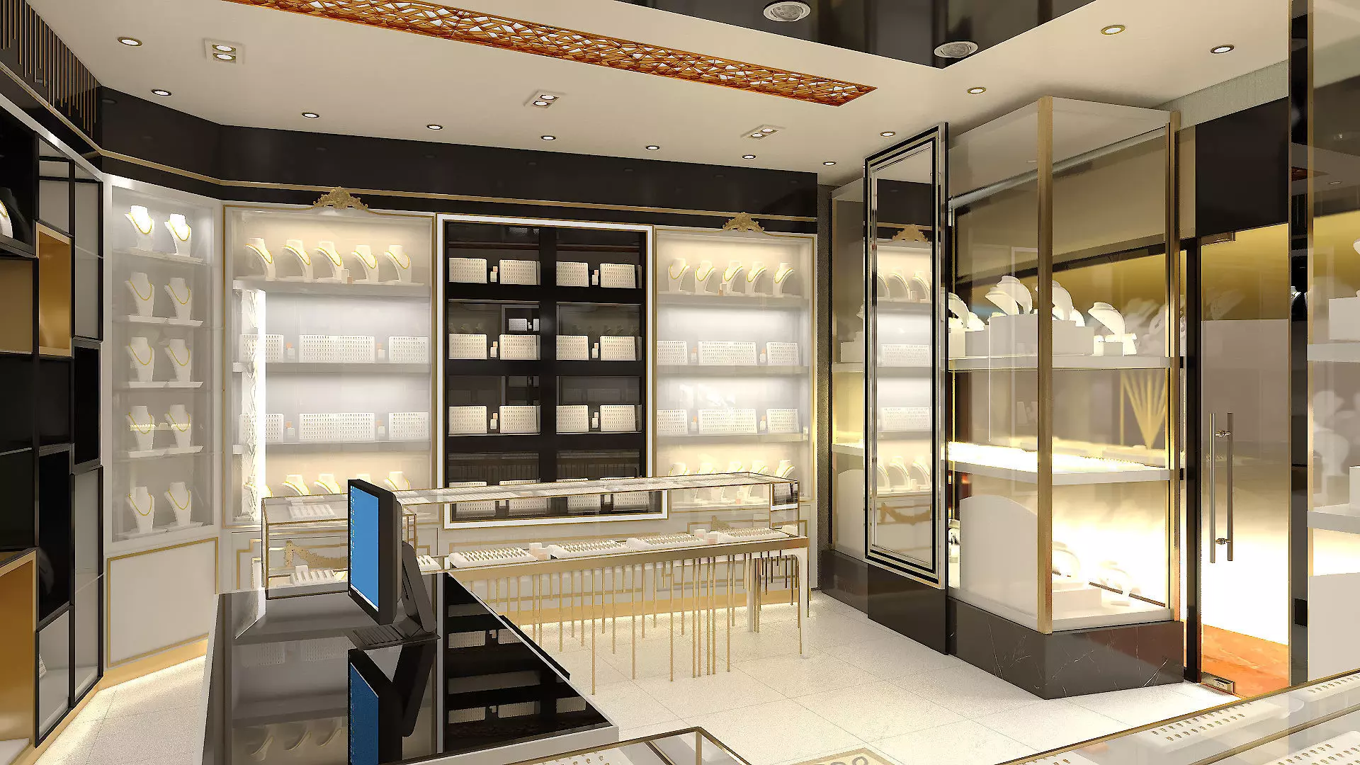 jewellery shop 3D model_3