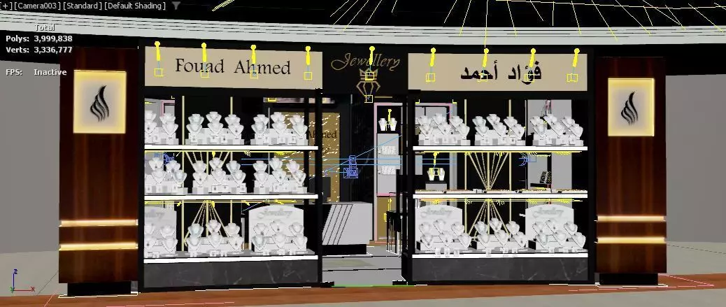 jewellery shop 3D model_7