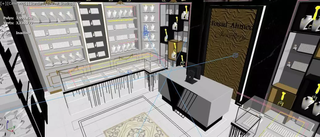 jewellery shop 3D model_9