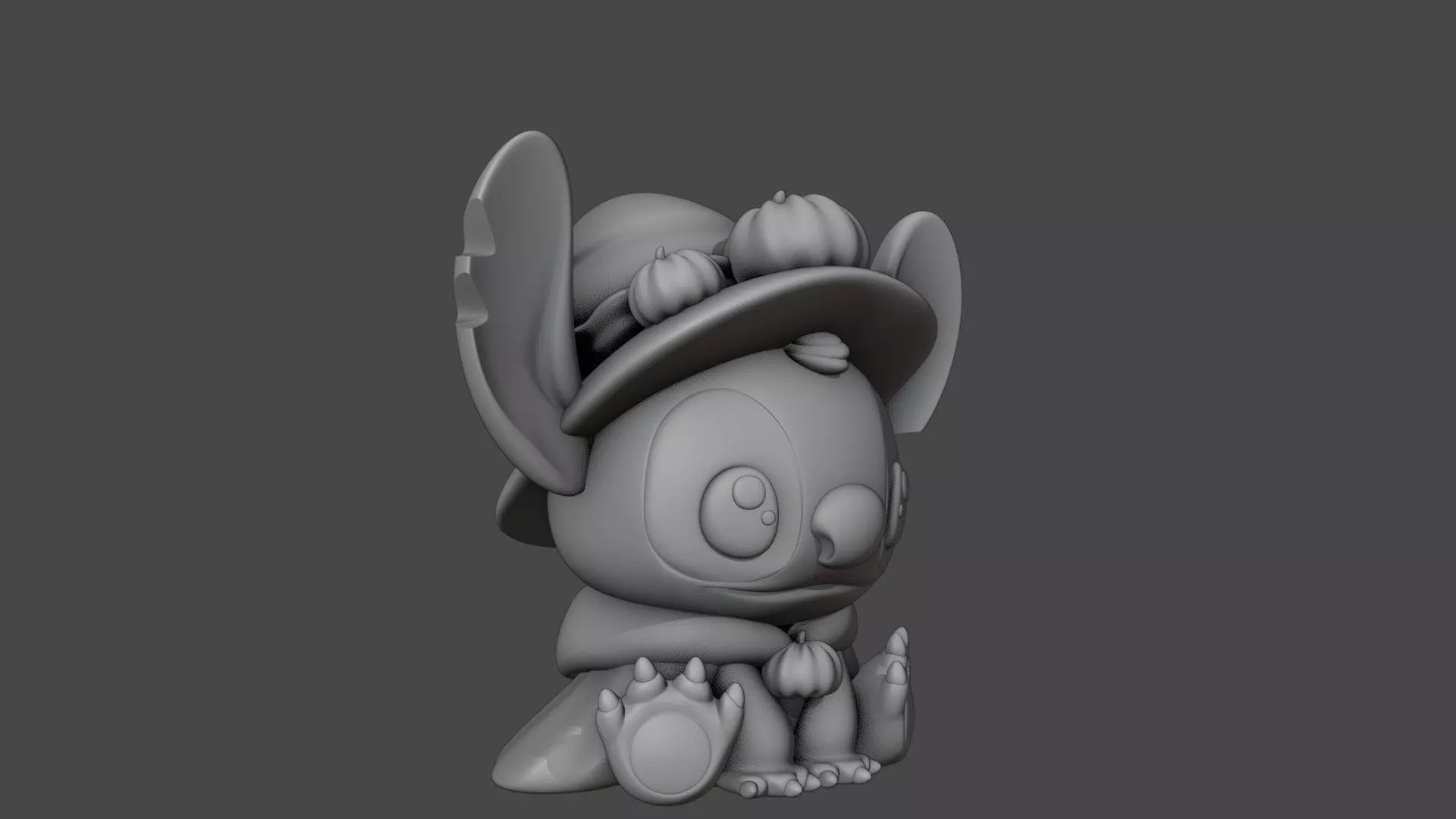 Halloween stitch 08 3D print model_2