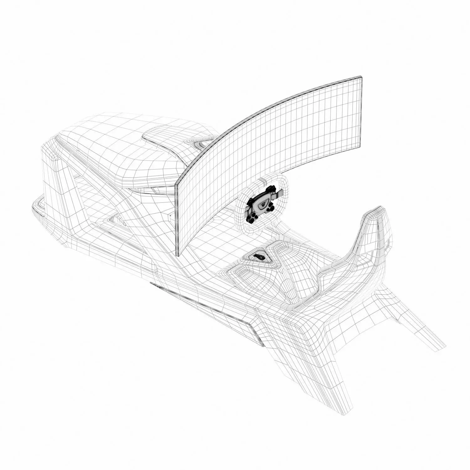 Racing Game Simulator Levitty 3D model_6