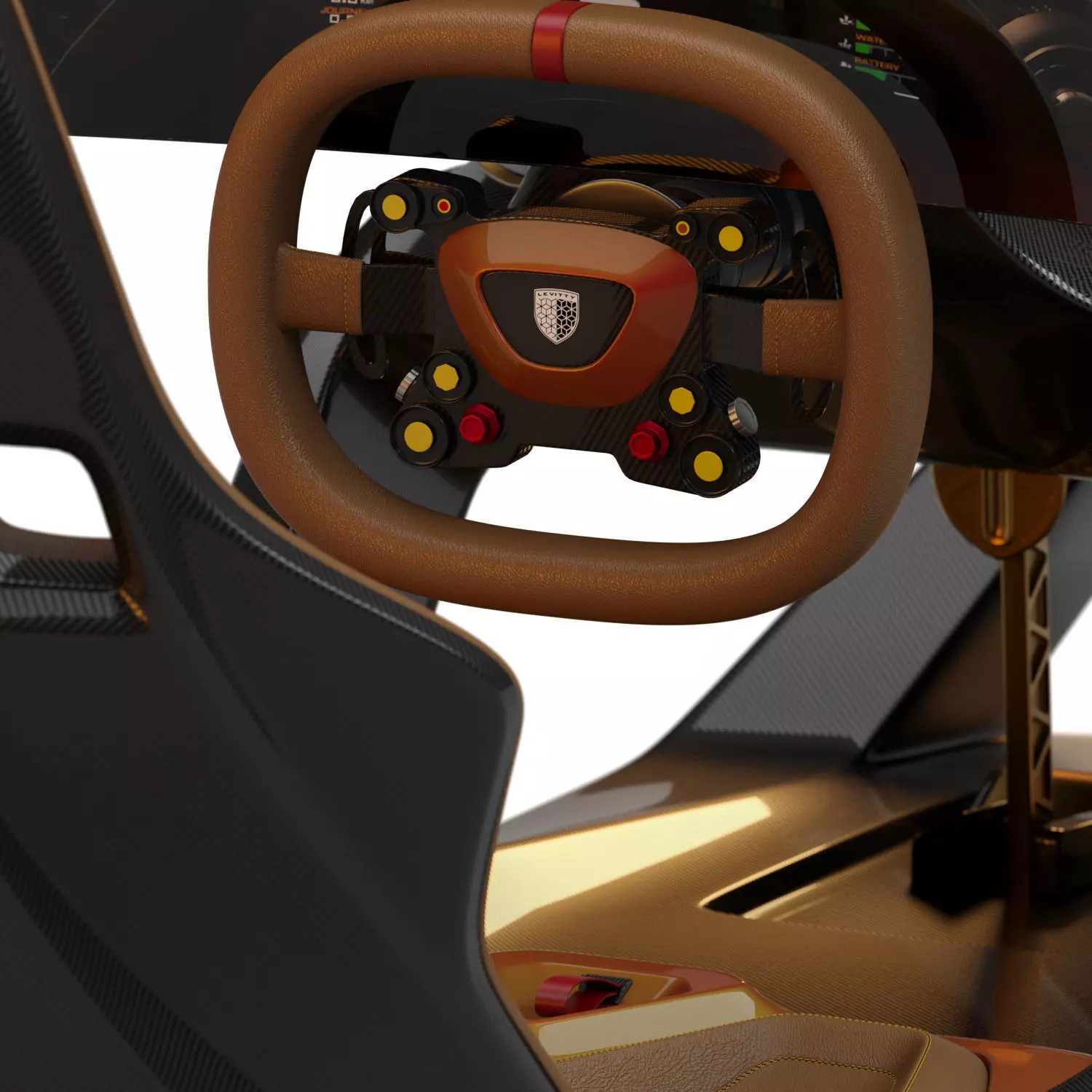 Racing Game Simulator Levitty 3D model_4
