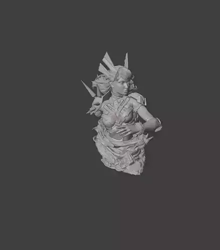 magik bust STL MODEL FOR 3D PRINTING