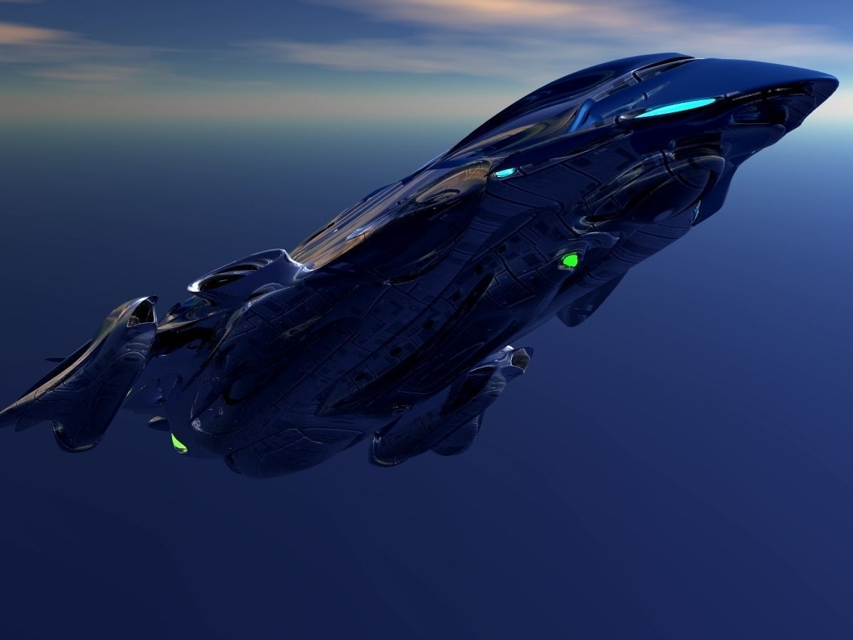 Anubian Battlecruiser 3D model_7