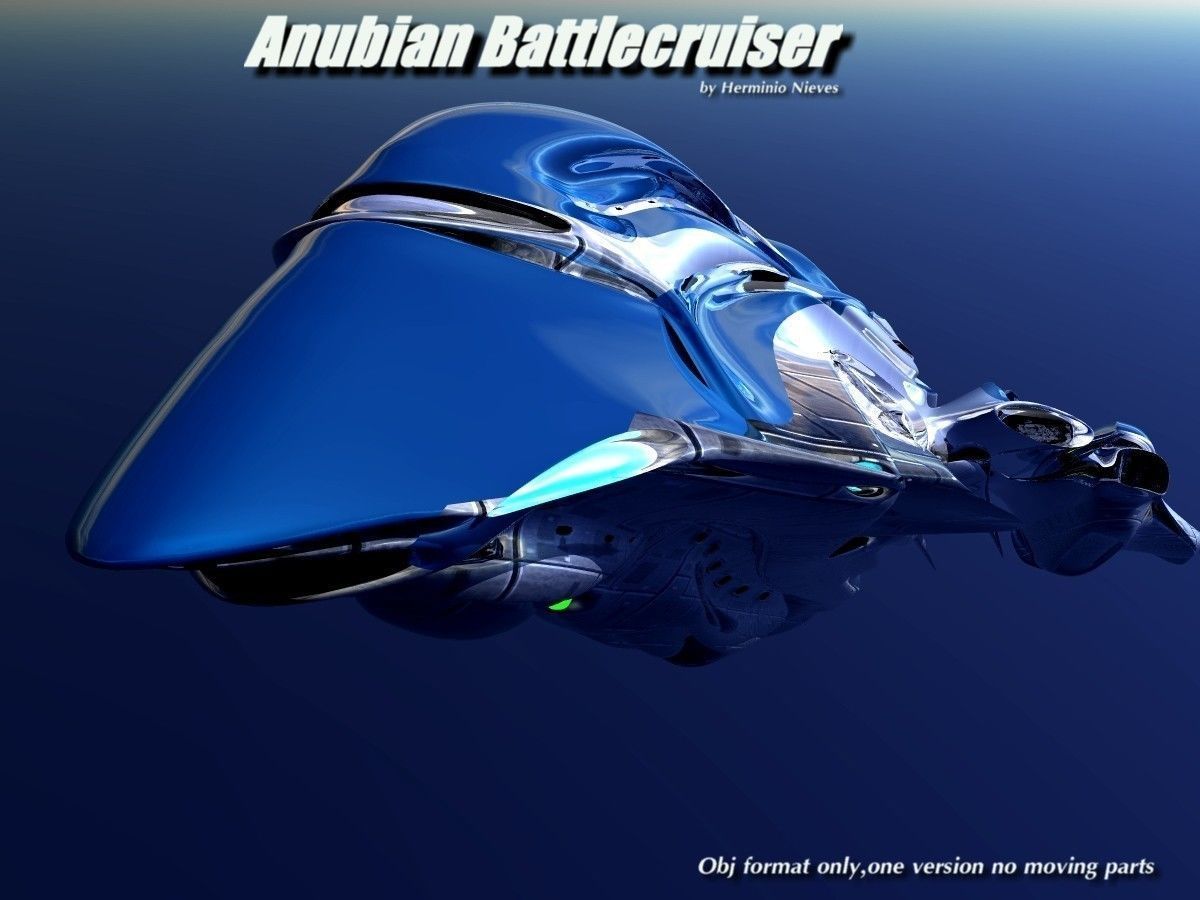 Anubian Battlecruiser 3D model_6