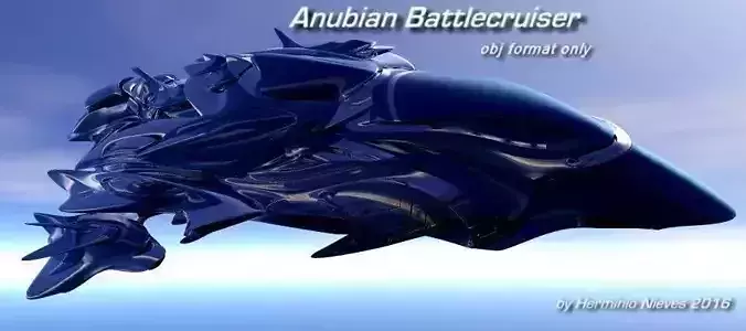Anubian Battlecruiser 3D model