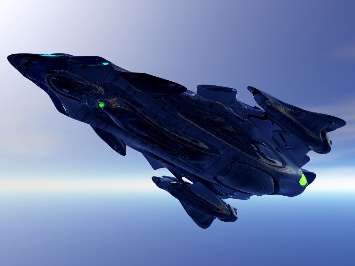 Anubian Battlecruiser 3D model_1