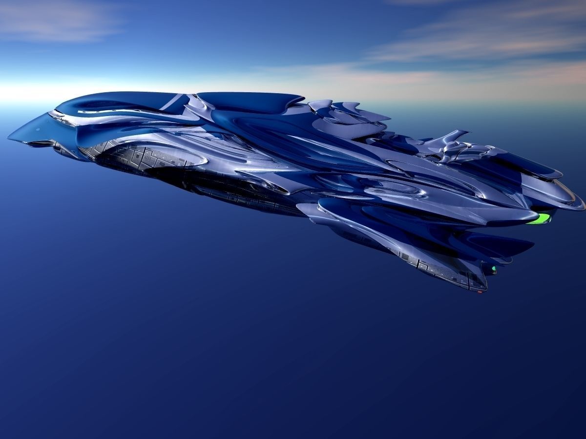 Anubian Battlecruiser 3D model_5