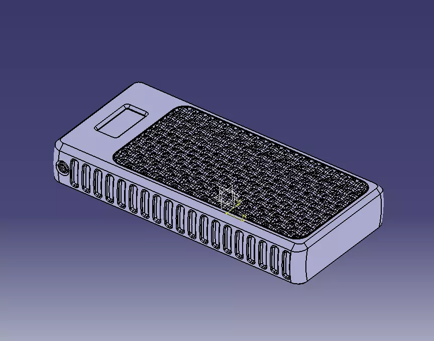 Power Bank Enclosure Loop Straight Style 3D print model_27