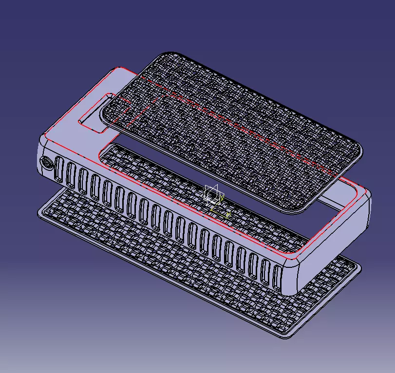 Power Bank Enclosure Loop Straight Style 3D print model_39
