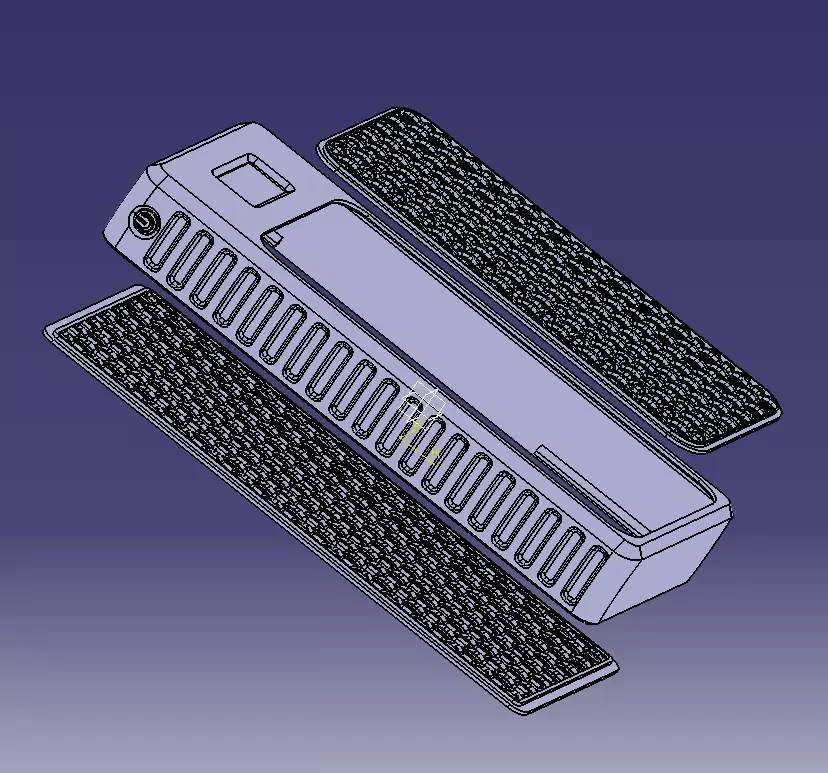 Power Bank Enclosure Loop Straight Style 3D print model_37