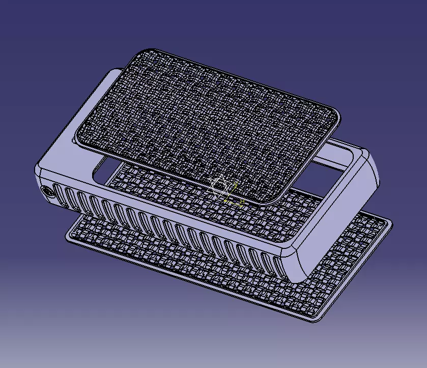 Power Bank Enclosure Loop Straight Style 3D print model_35