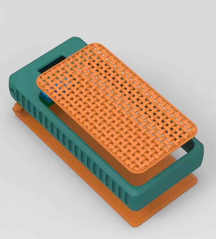 Power Bank Enclosure Loop Straight Style 3D print model_1