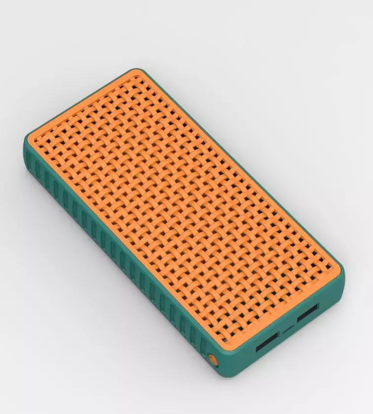 Power Bank Enclosure Loop Straight Style 3D print model_57