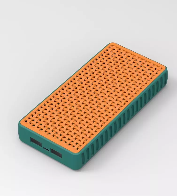 Power Bank Enclosure Loop Straight Style 3D print model_48