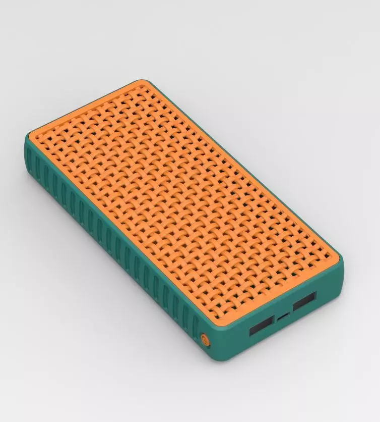 Power Bank Enclosure Loop Straight Style 3D print model_47