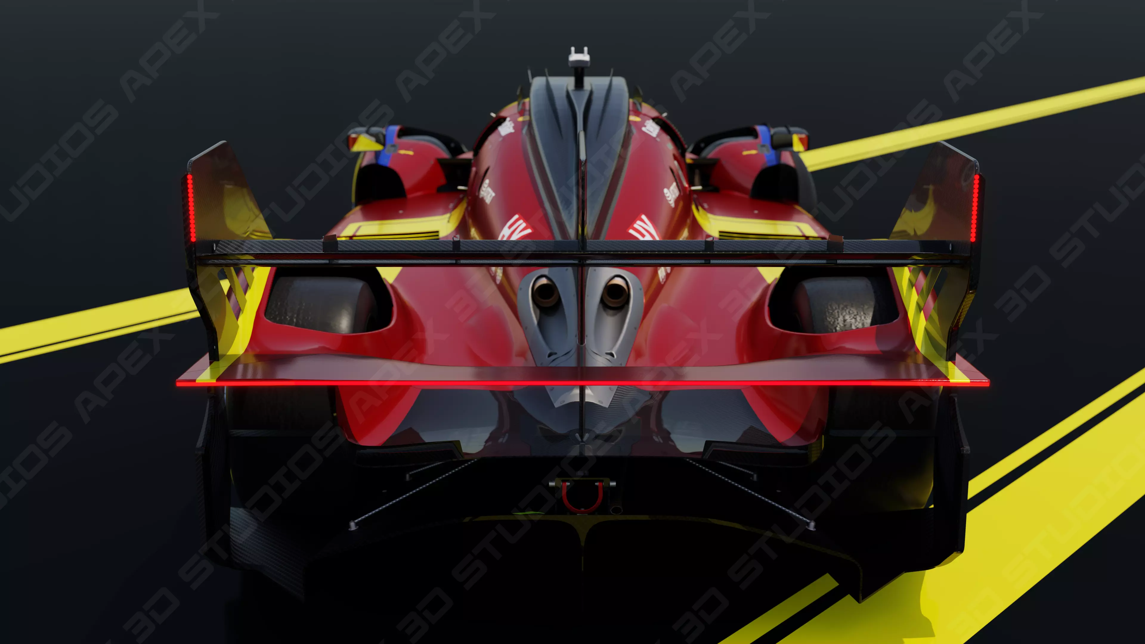 Ferrari 499P WEC 2025 - Standard Edition 3D model_14