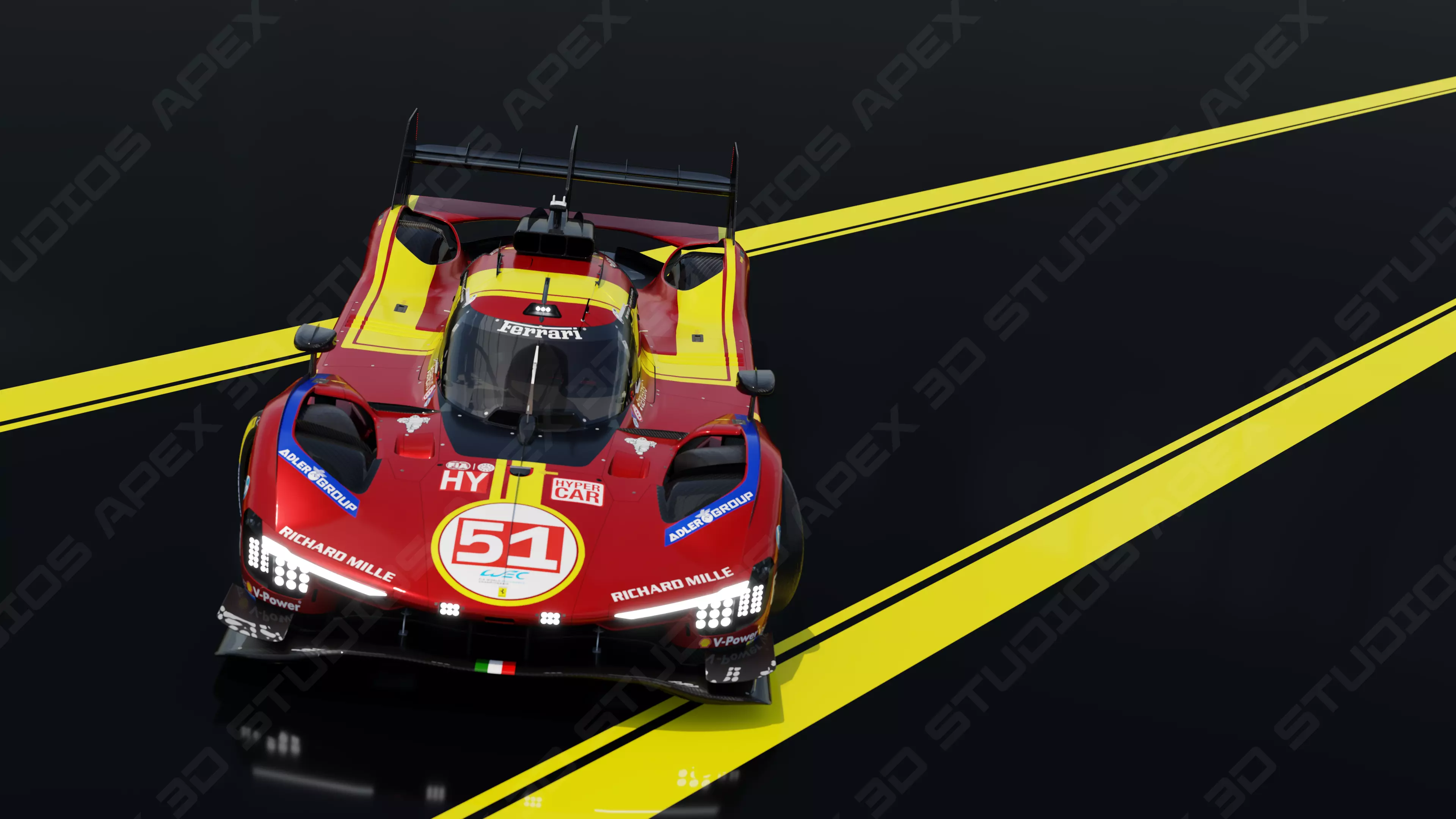 Ferrari 499P WEC 2025 - Standard Edition 3D model_1