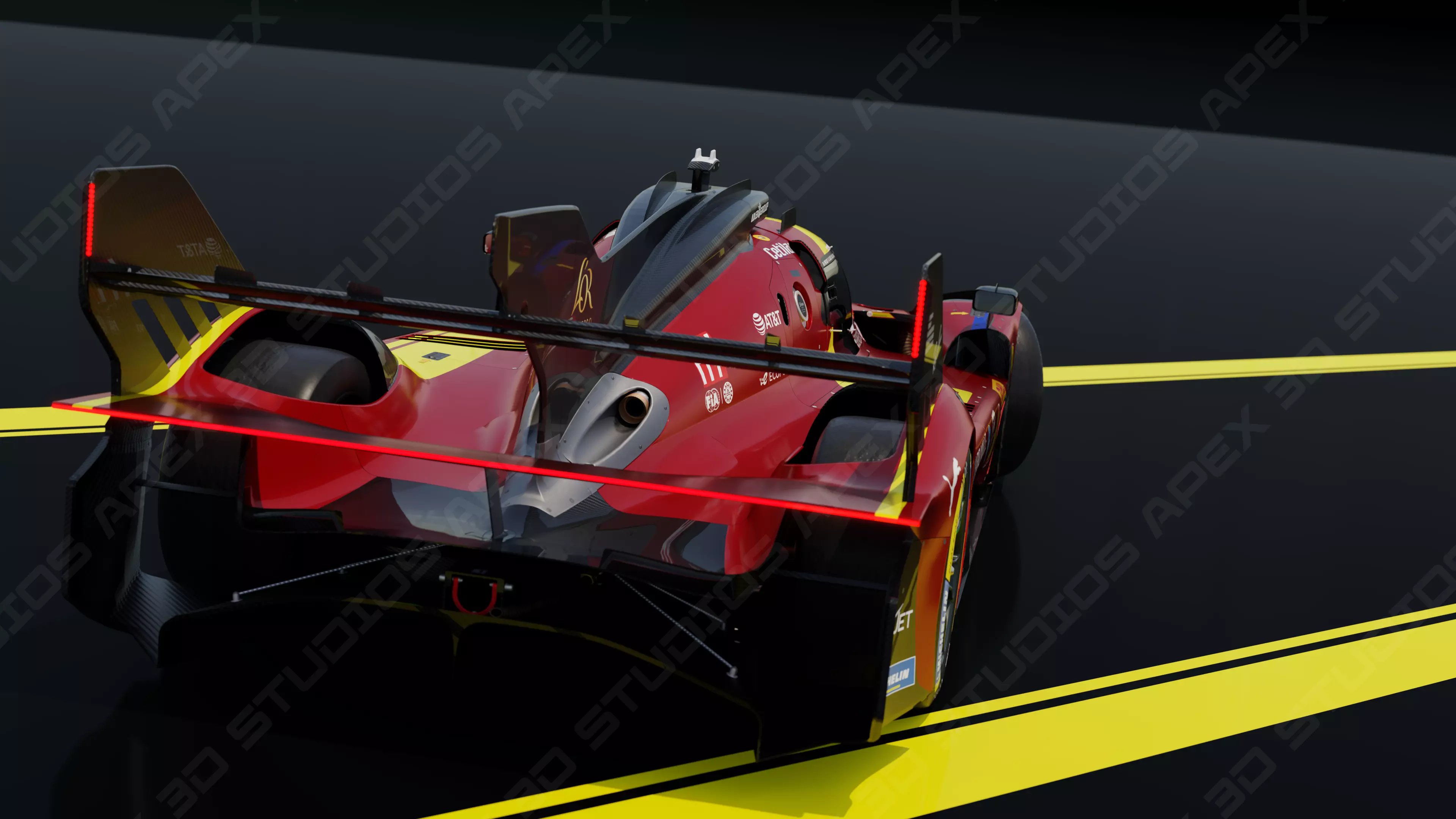 Ferrari 499P WEC 2025 - Standard Edition 3D model_6