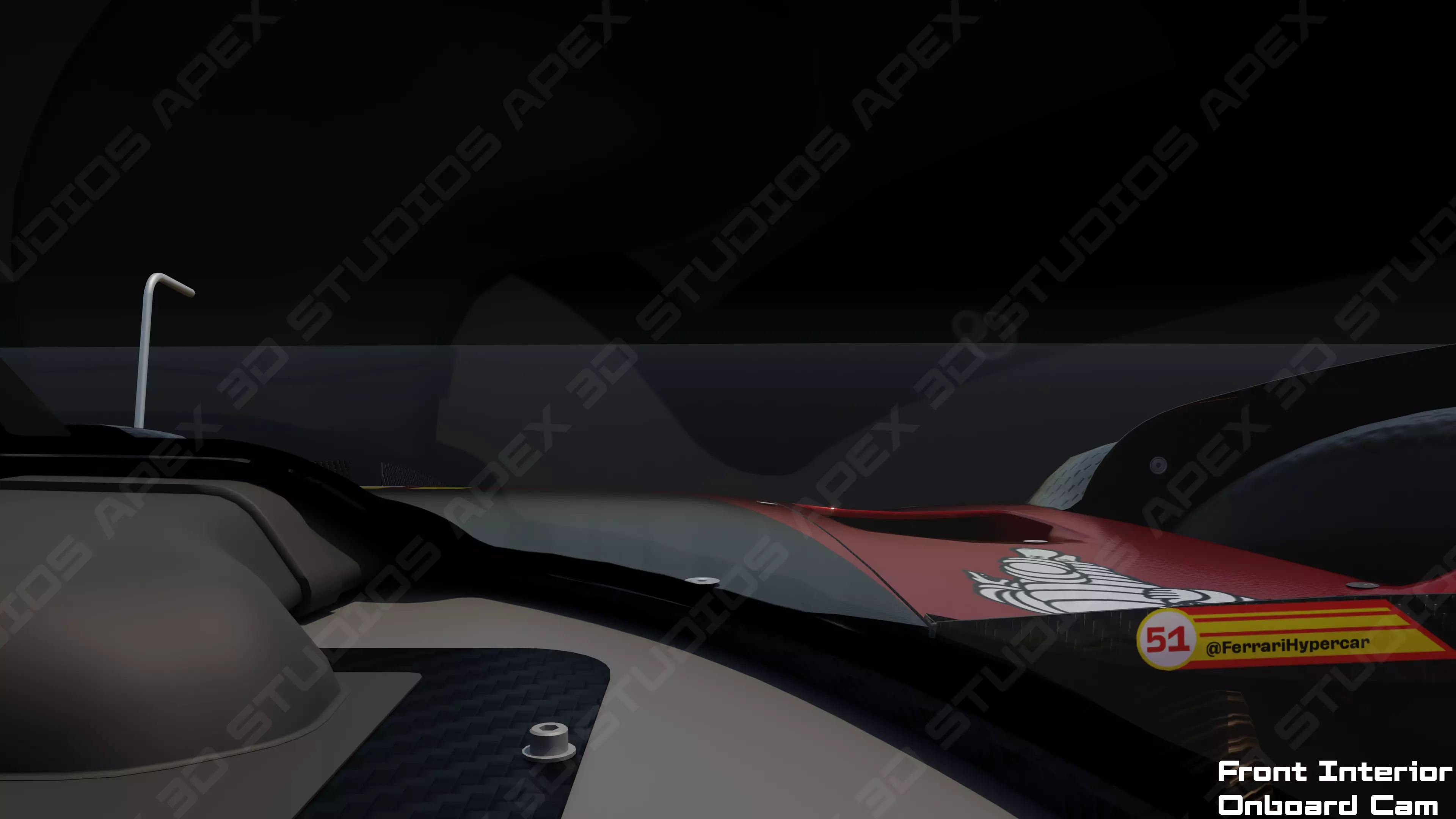Ferrari 499P WEC 2025 - Standard Edition 3D model_22