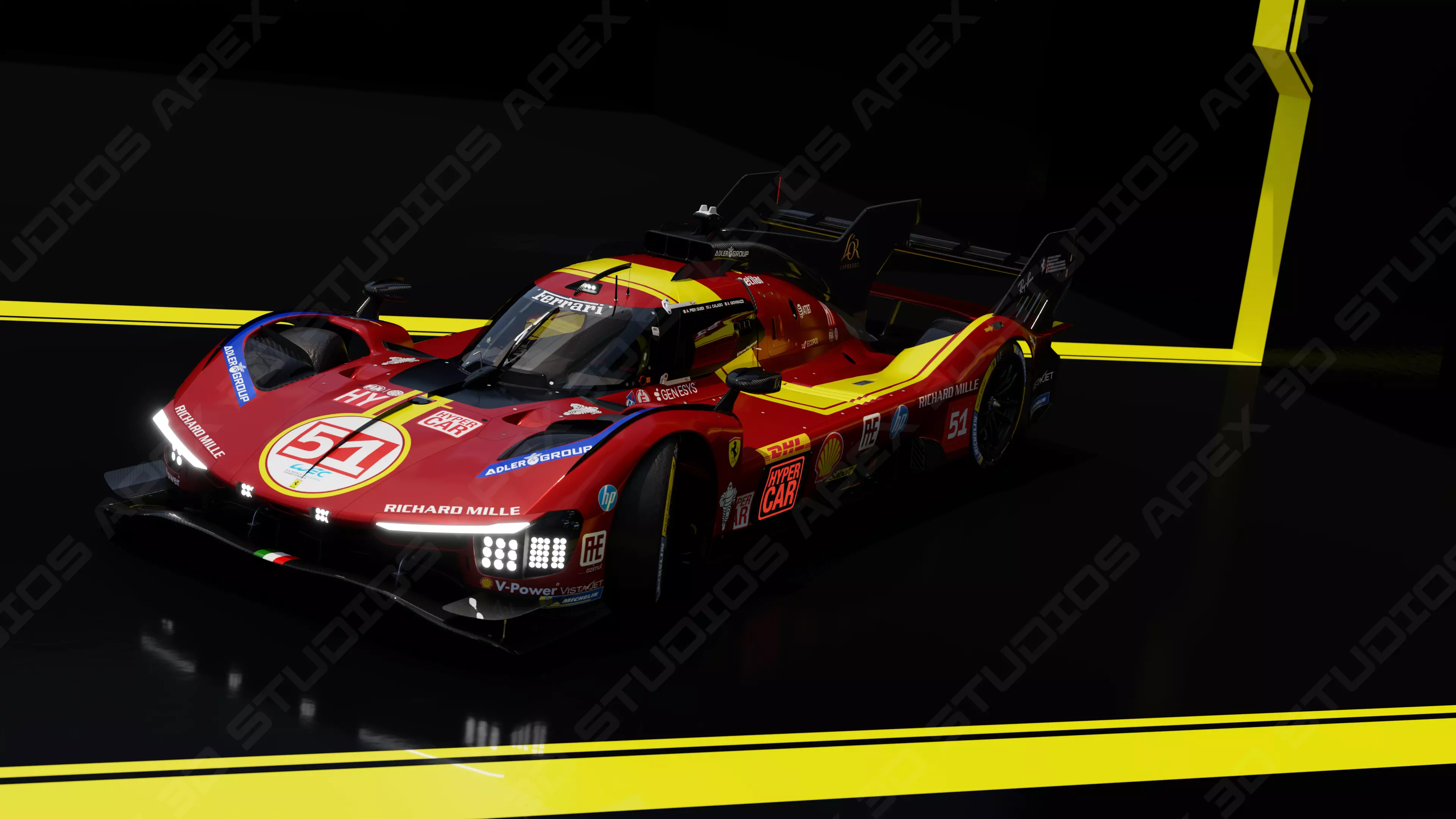 Ferrari 499P WEC 2025 - Standard Edition 3D model_26
