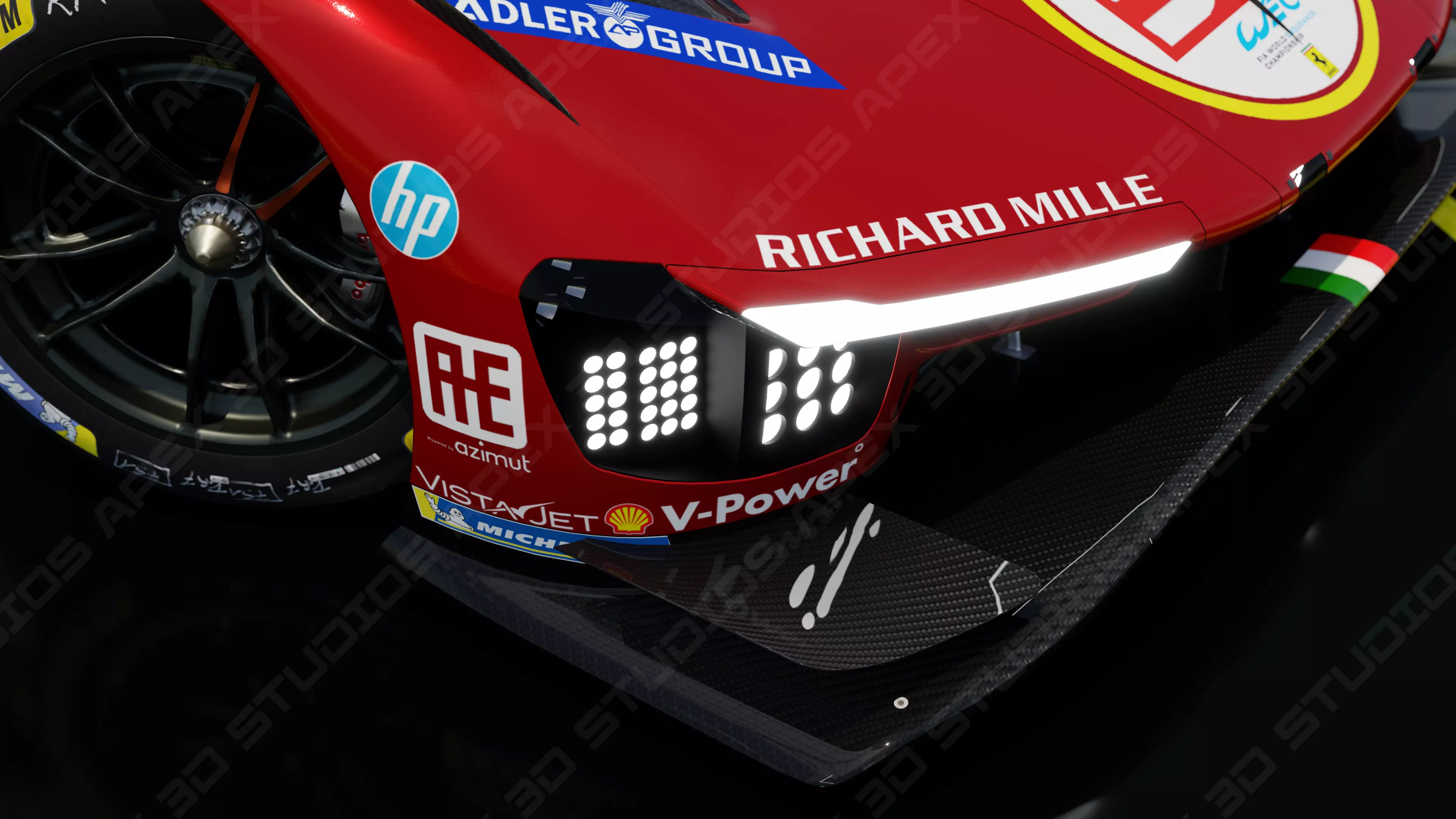 Ferrari 499P WEC 2025 - Standard Edition 3D model_21