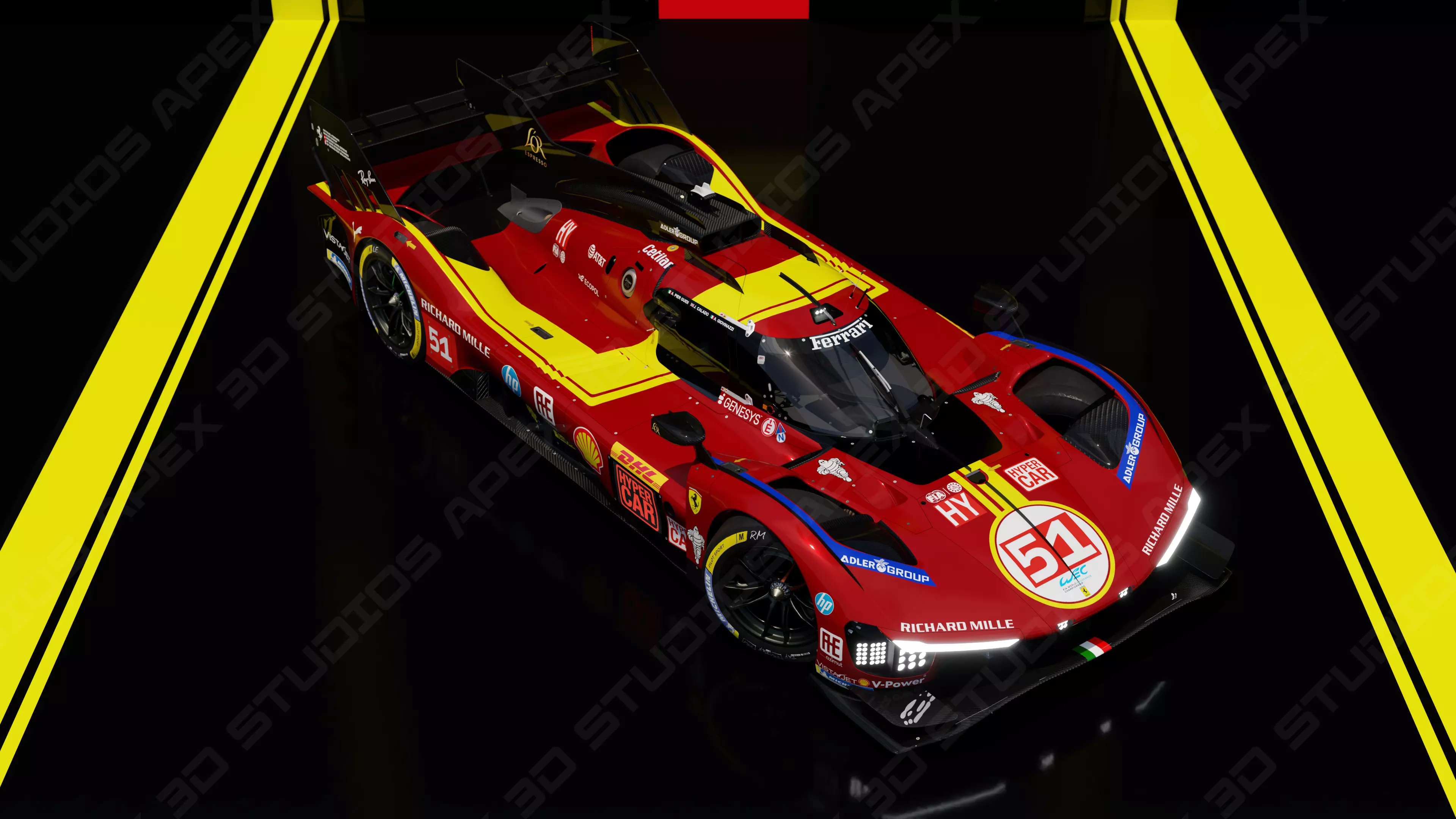 Ferrari 499P WEC 2025 - Standard Edition 3D model_24