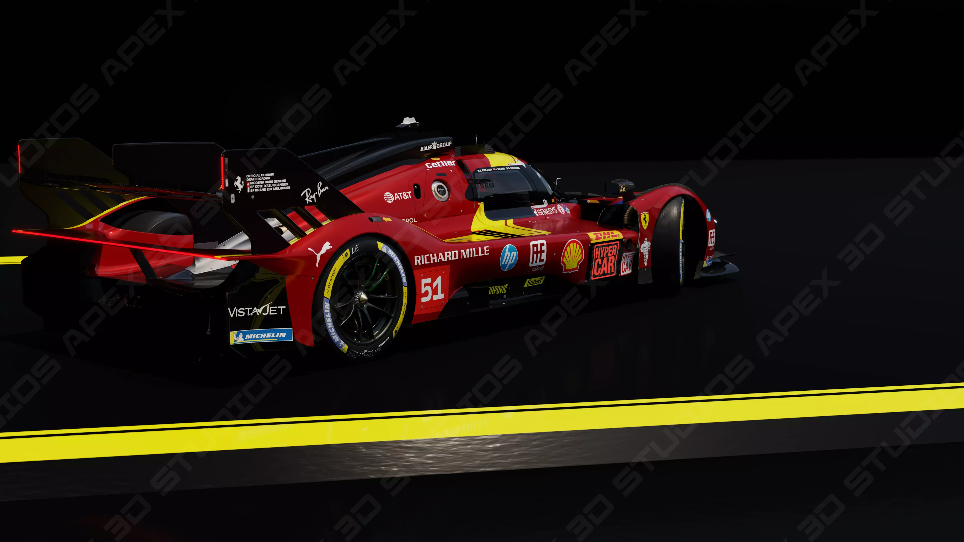 Ferrari 499P WEC 2025 - Standard Edition 3D model_27
