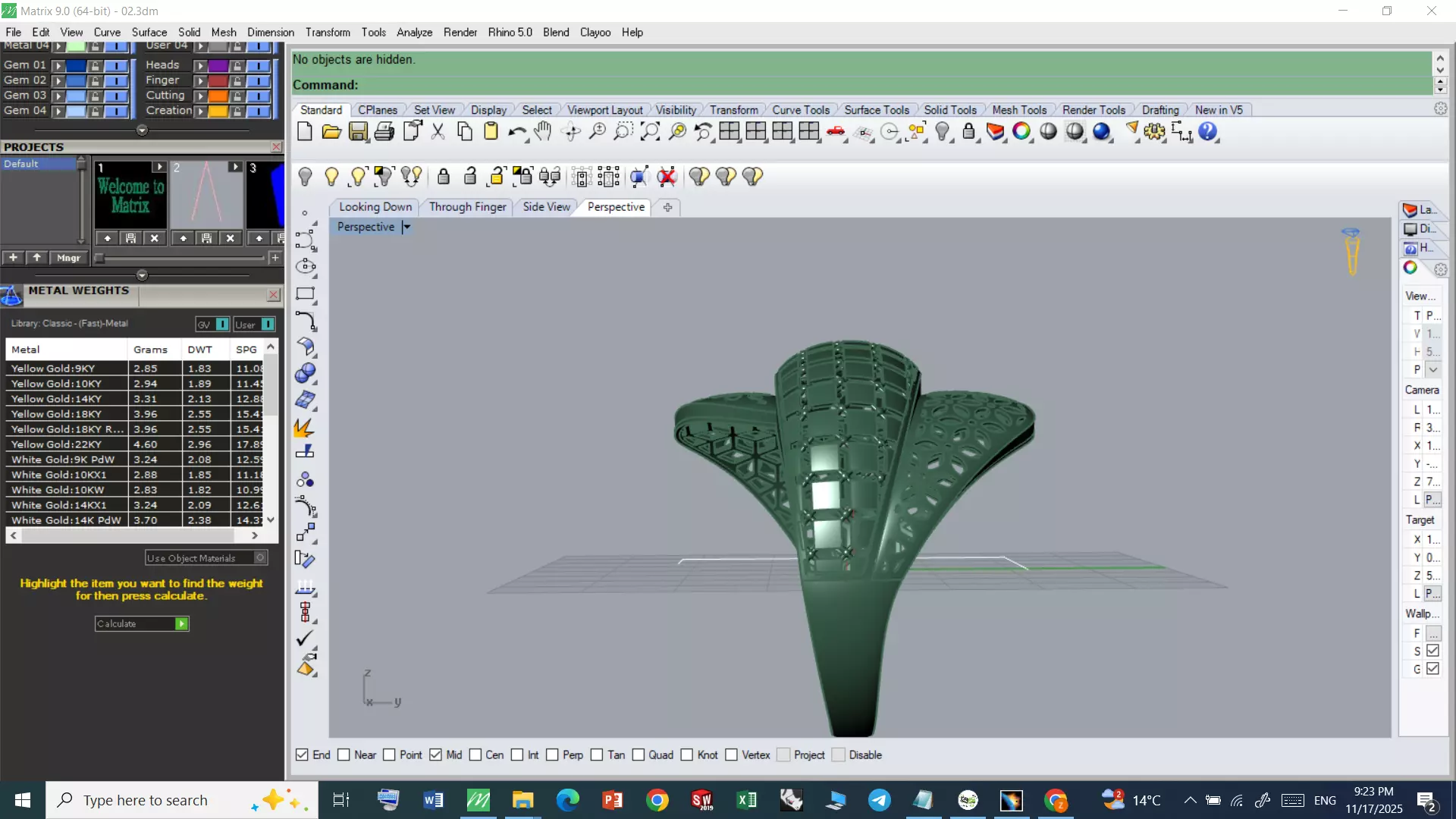 Rings 3D print model_5