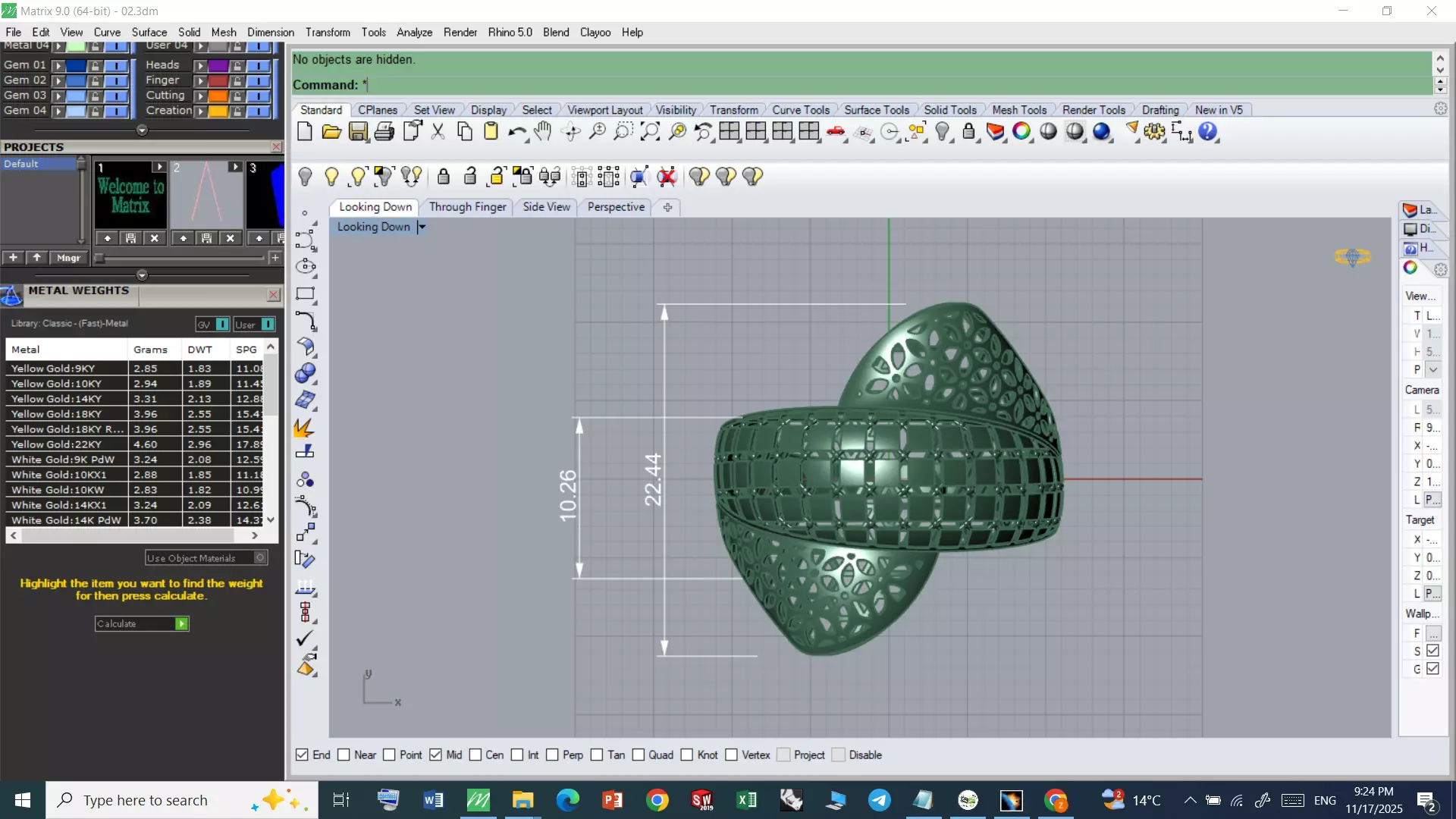 Rings 3D print model_7