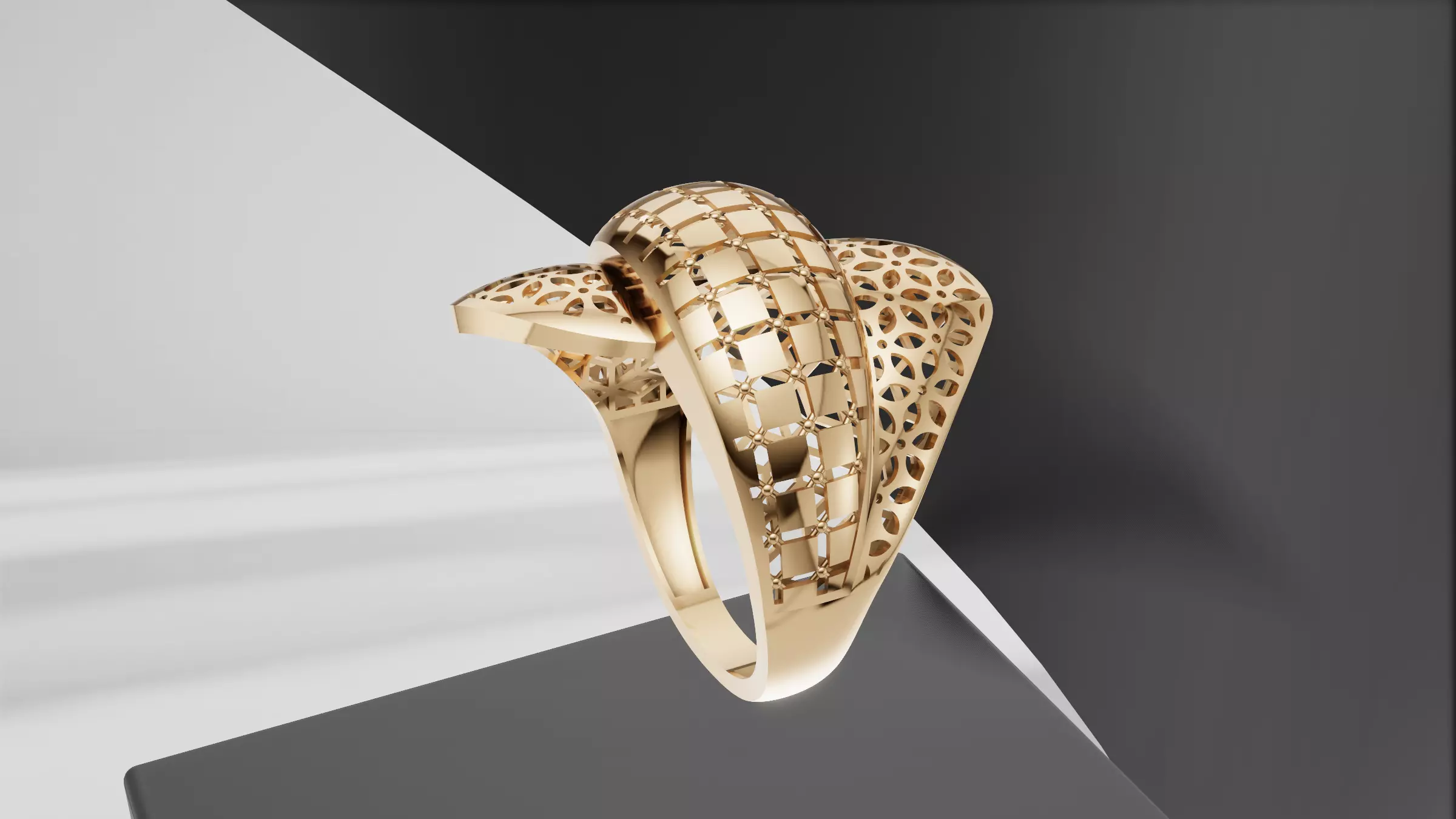 Rings 3D print model_2