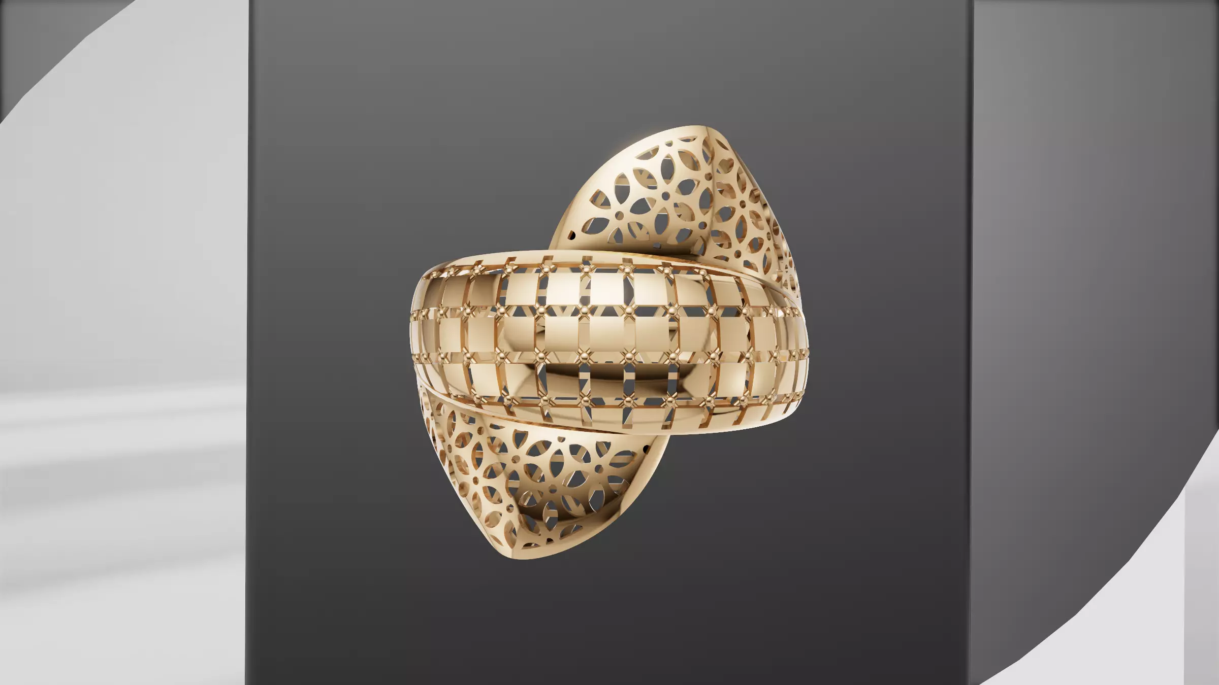 Rings 3D print model_1