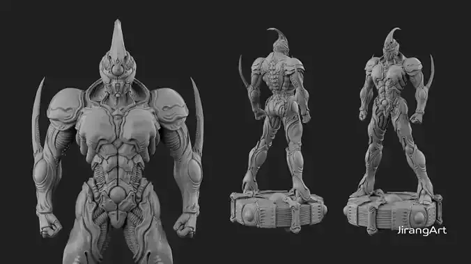 Bio-Powered Suit Fighter STL