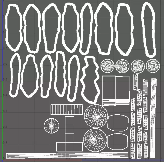 Basketball Hoop Low-poly 3D model_3