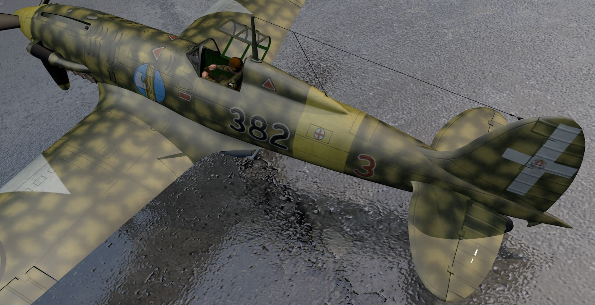 Macchi Mc-202 Folgore 3D model_3