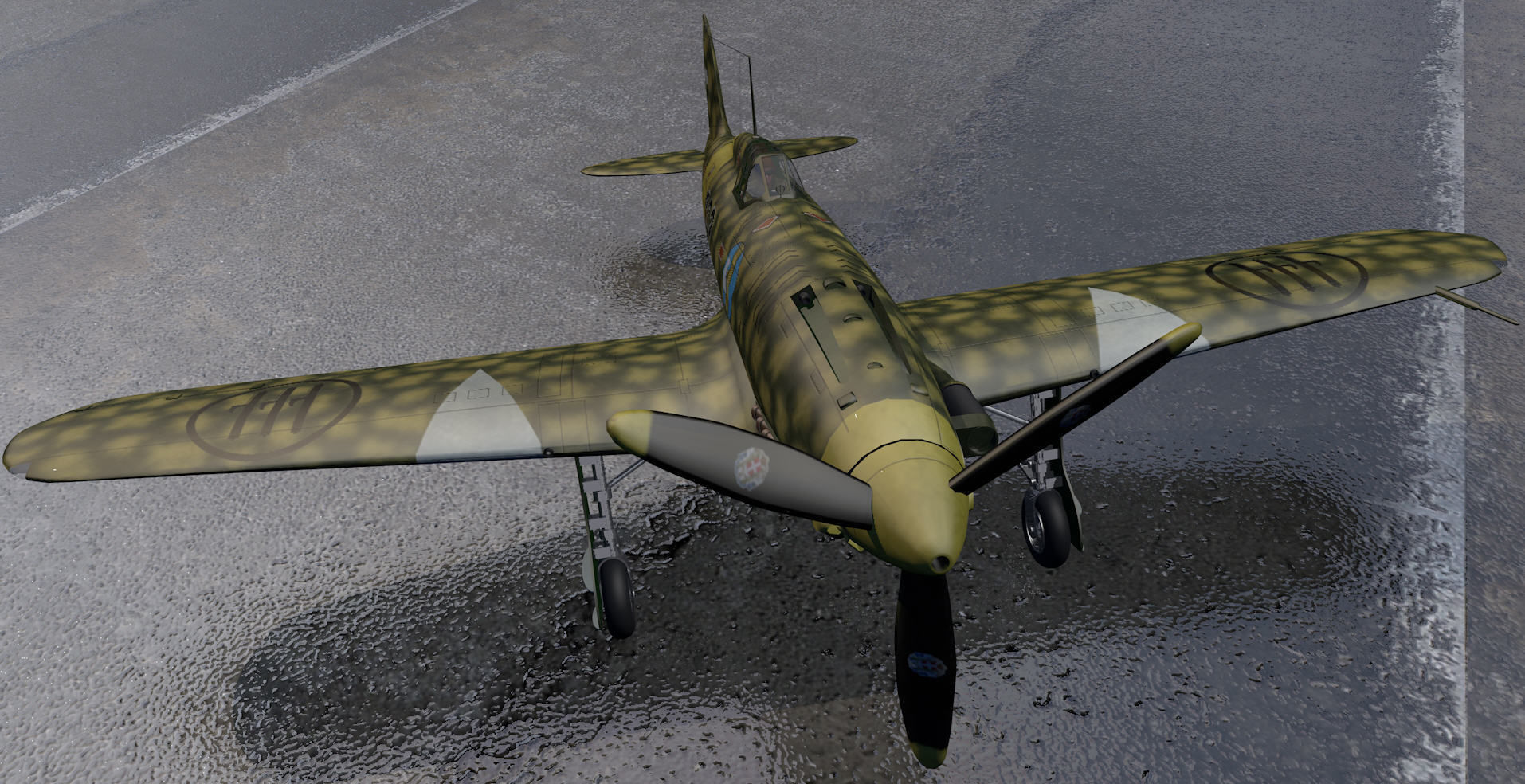 Macchi Mc-202 Folgore 3D model_9