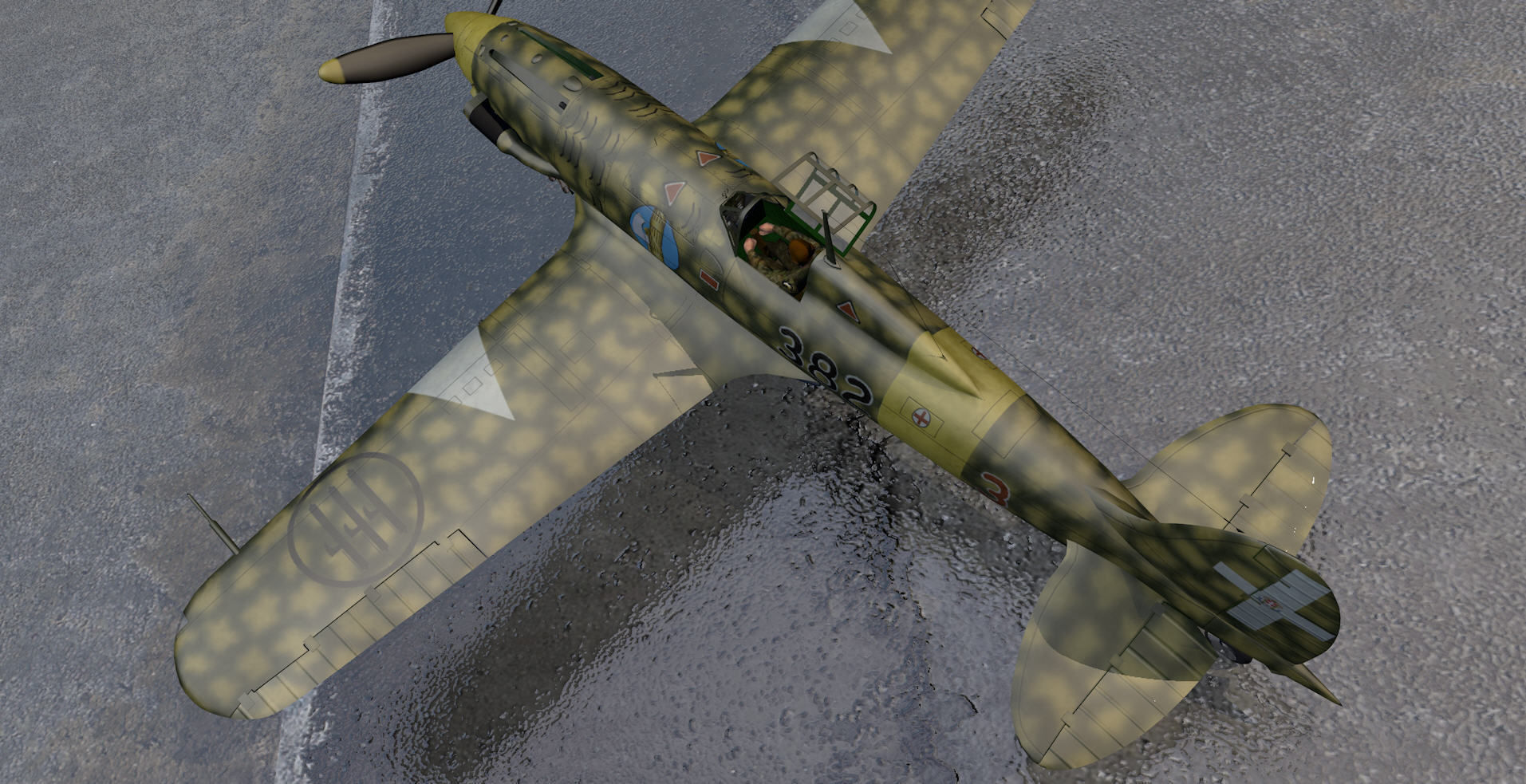 Macchi Mc-202 Folgore 3D model_1