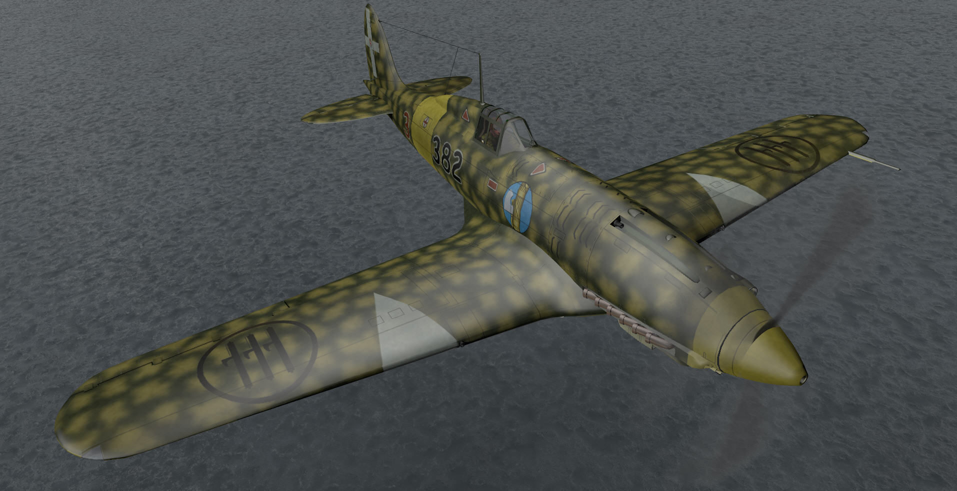 Macchi Mc-202 Folgore 3D model_6