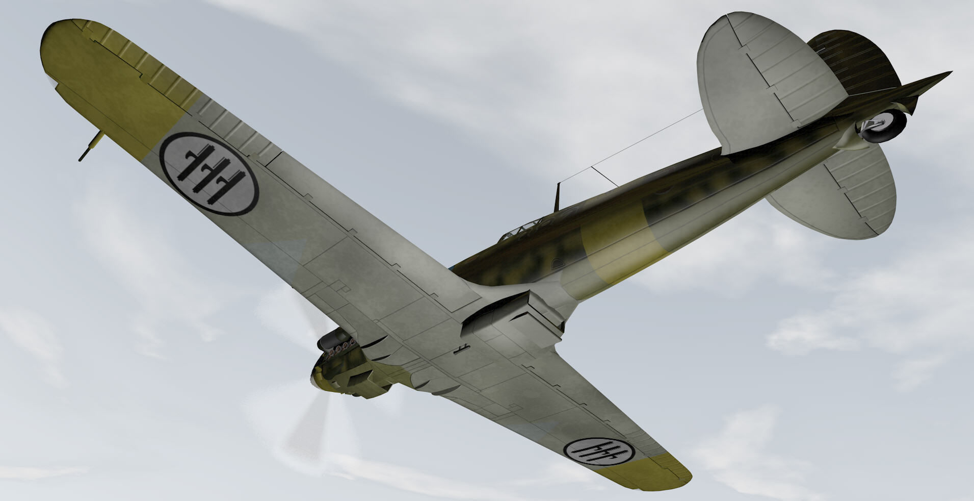 Macchi Mc-202 Folgore 3D model_8