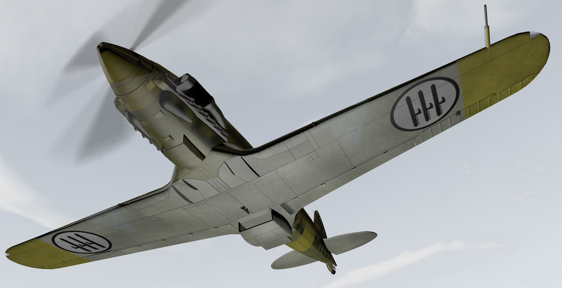 Macchi Mc-202 Folgore 3D model_4