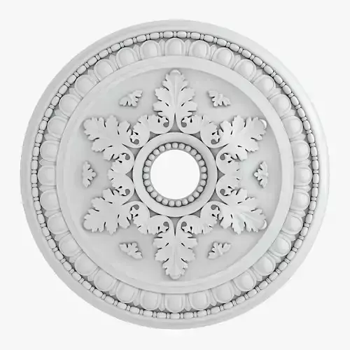 Rosette 2 ceiling medallion 3D model