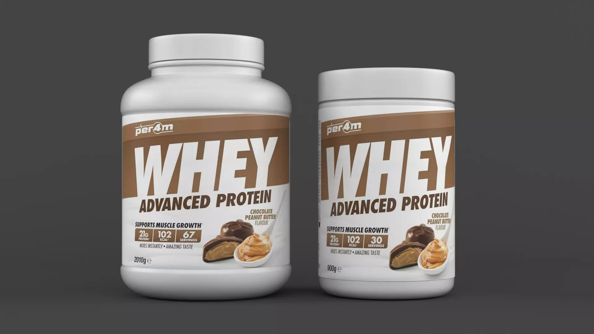 Protein Powder 3D model