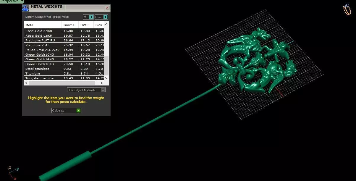 Leopard Griffin Brooch 3D model - for Him 3D print model_6