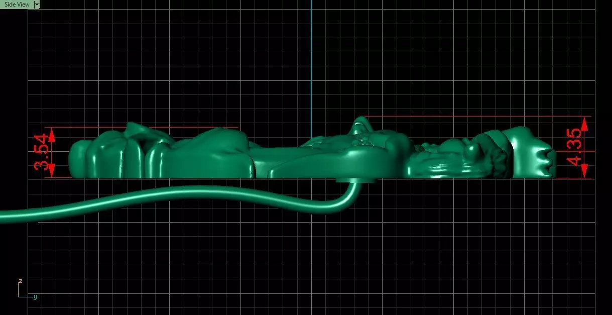 Leopard Griffin Brooch 3D model - for Him 3D print model_15