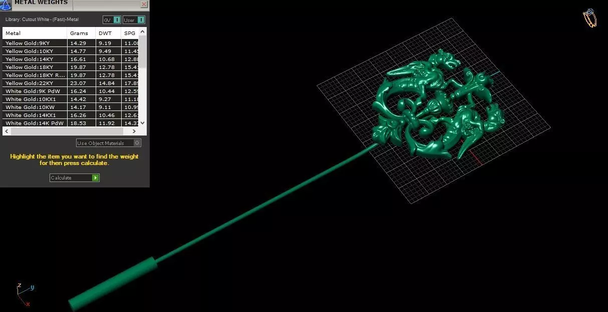 Leopard Griffin Brooch 3D model - for Him 3D print model_4